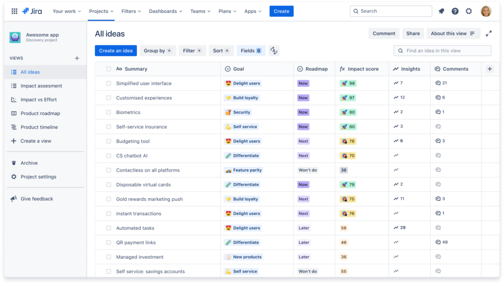 List View